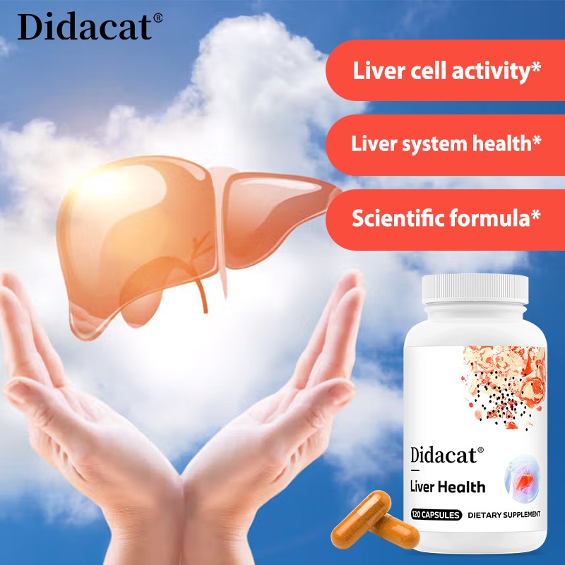 Milk Thistl Liver Supplement,Triple Herbal Blend for Liver Detox 30~120 Capsules