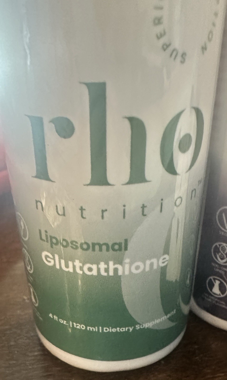 New Rho Nutrition Liposomal NAD+ & Glutathione Liquid Set, 2x 4 fl oz Vegan Keto
