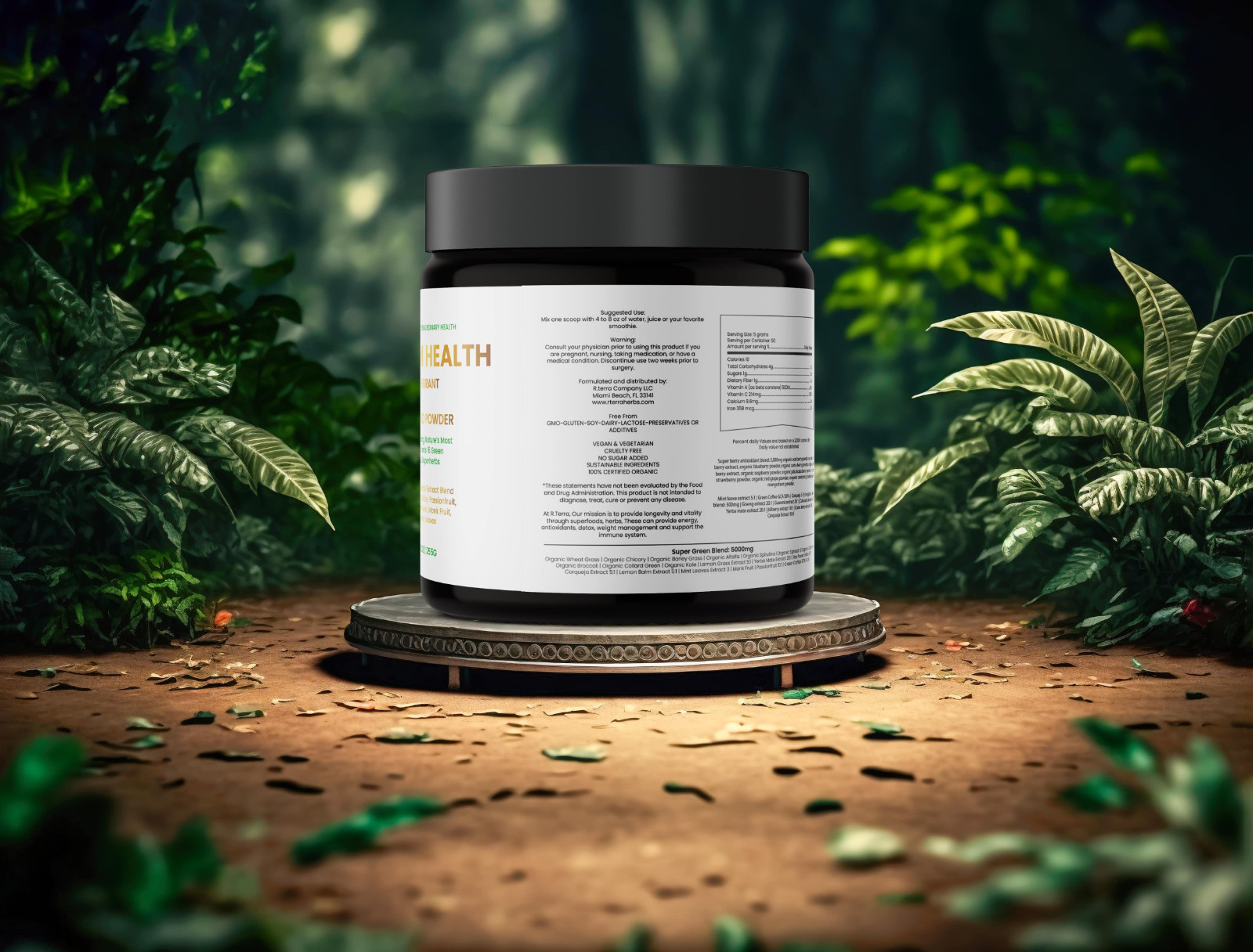 Organic Super food Greens 12 Greens Super foods + Super Herbs – Detox