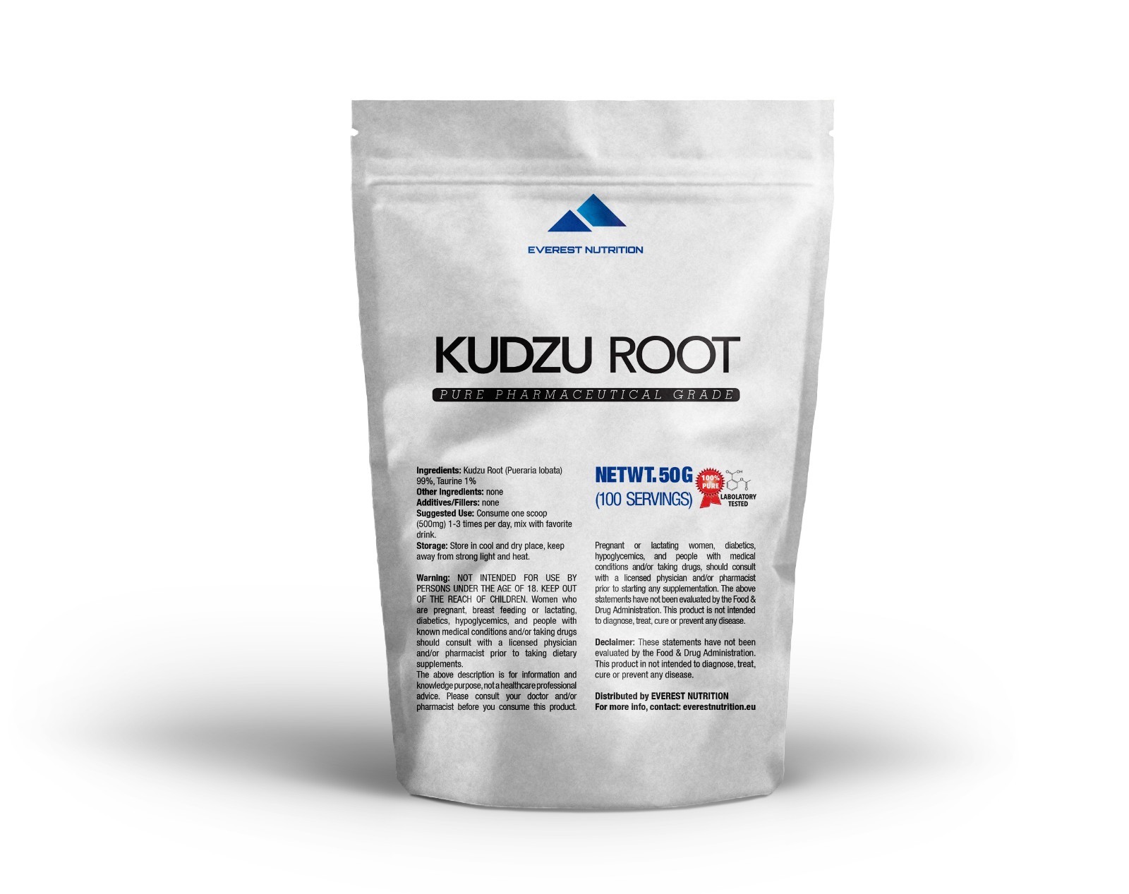 KUDZU ROOT POWDER PUERARIA LOBATA HELPS FIGHT WITH NICOTINE ,STRESS, APPETITE