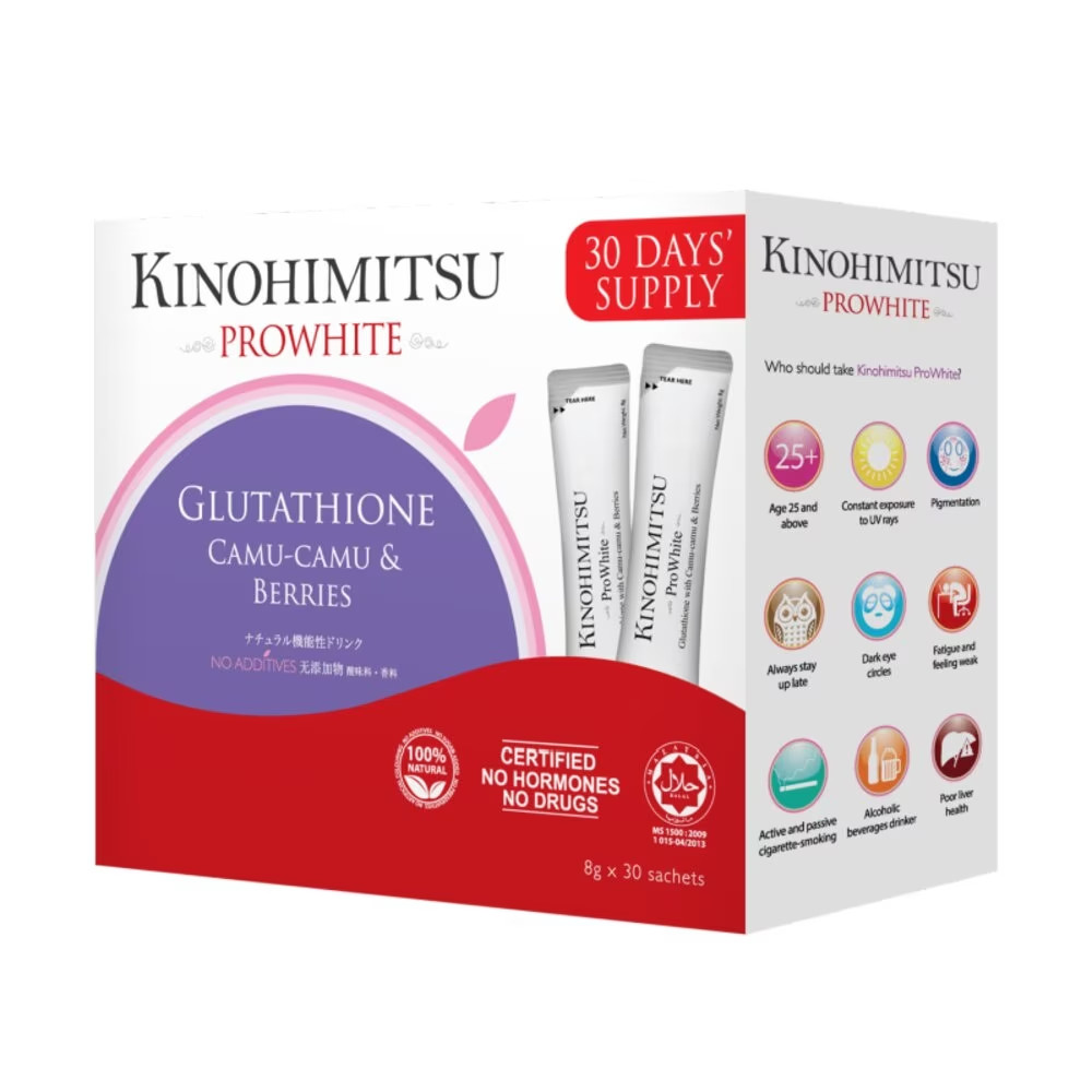 Kinohimitsu ProWhite for Brighten Skin Eliminate Spot 8g x 30 sachets DHL EXPRSS