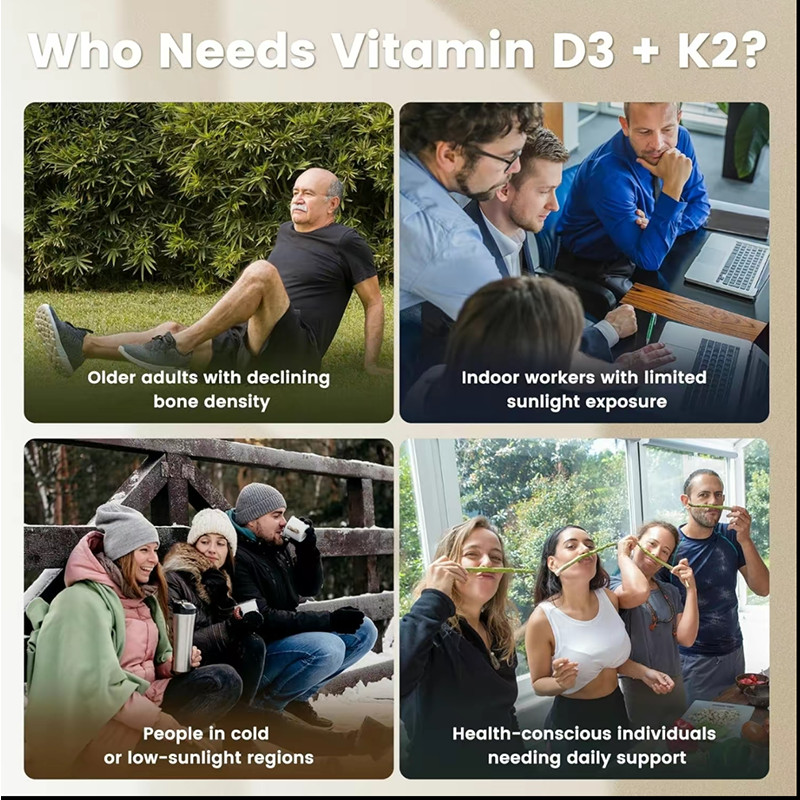 VEV D3 Vitamin K2 10000 lU,300Virgin Coconut OilSoftgels,2in 1 Vitamins Suppleme