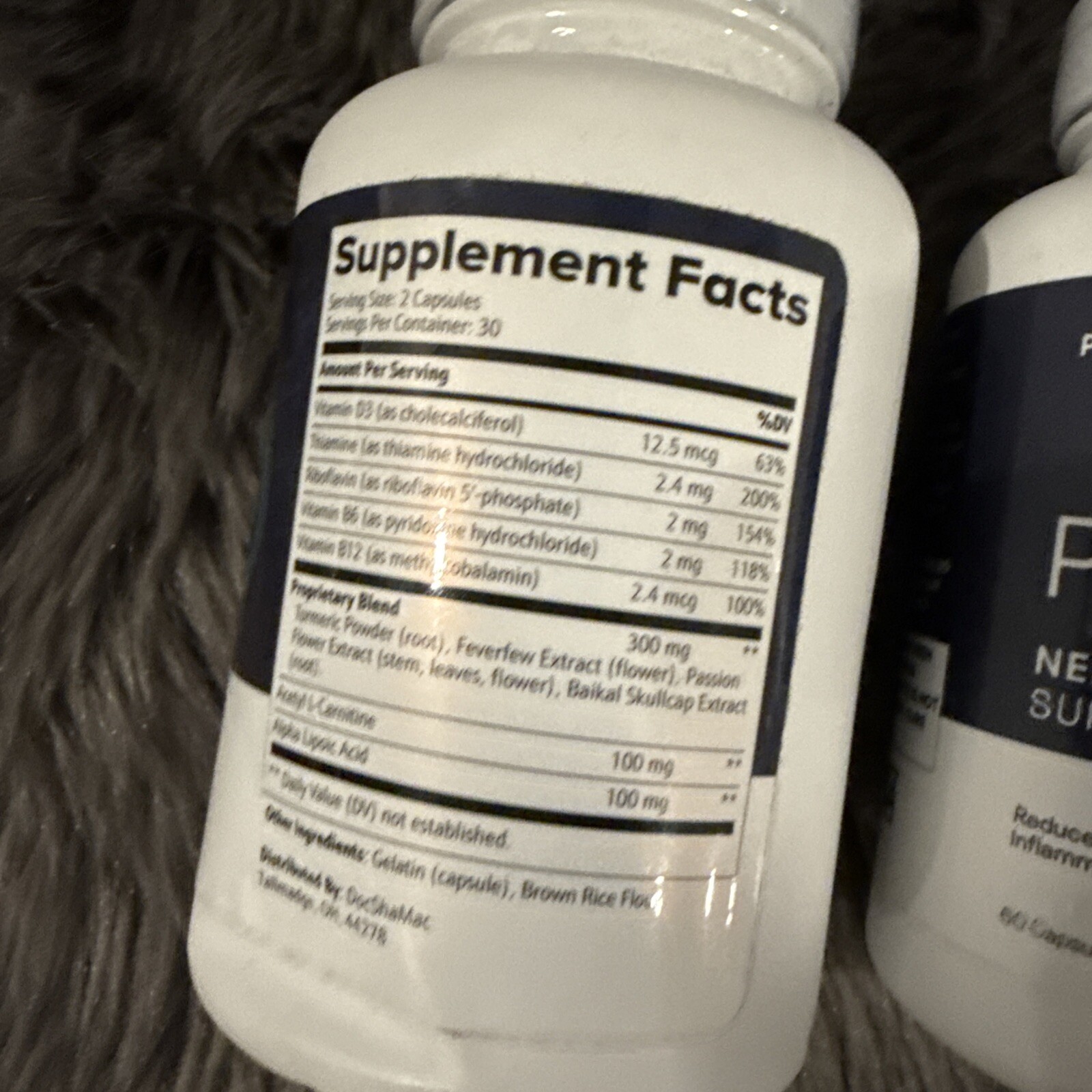 2x ProNerve 6 Health Supplement 60 Capsules Genuine Pro Nerve 6 Exp 2026