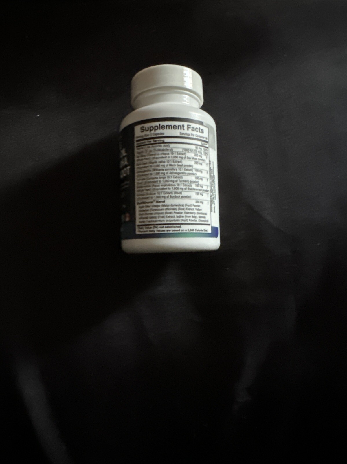 Clean Nutra Sea Moss, Black Seed Oil, Ashwagandha & Burdock Root, 60 Capsules