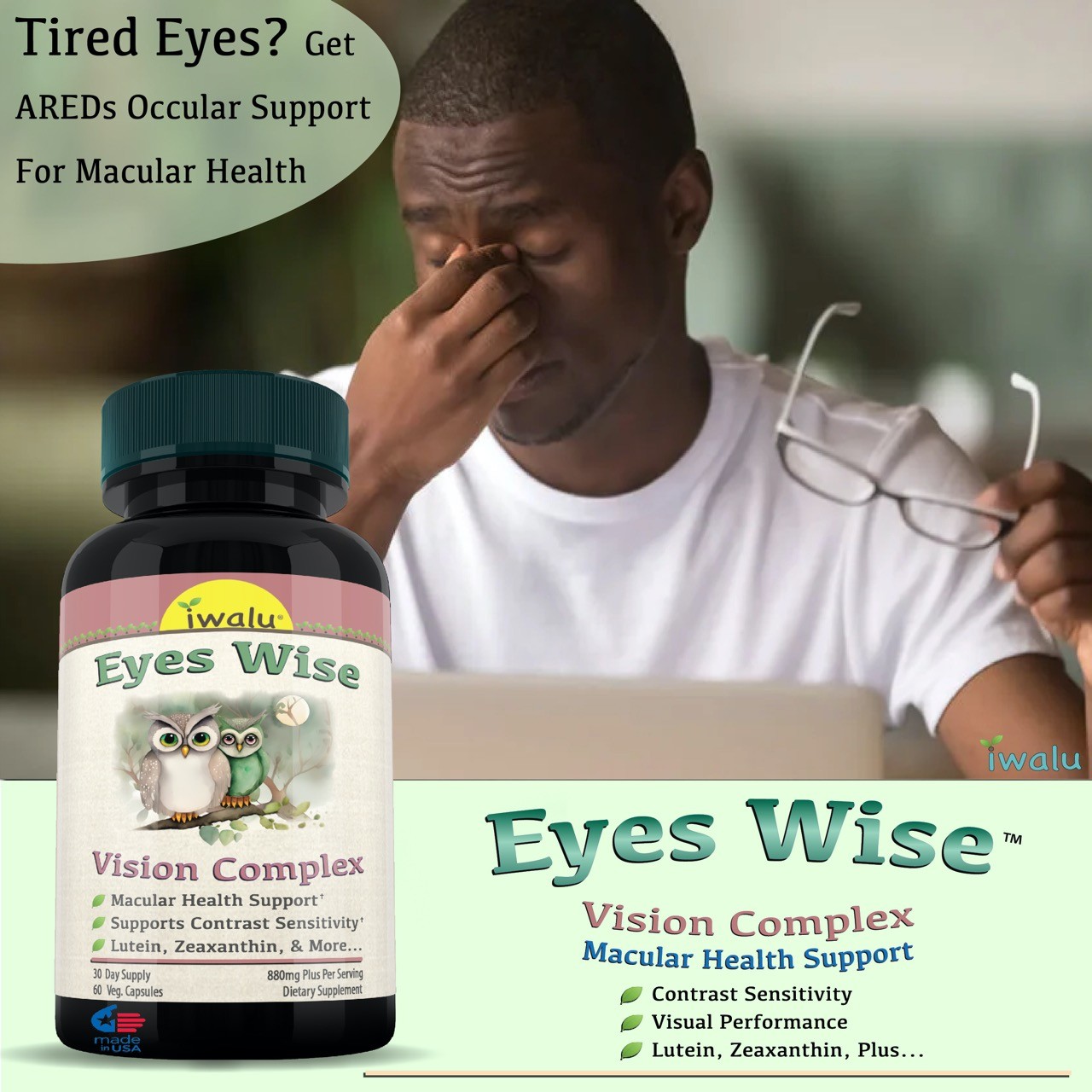 Dry Eye Supplement – Zeaxanthin Plus Lutein Eye And Brain Support Vision Health
