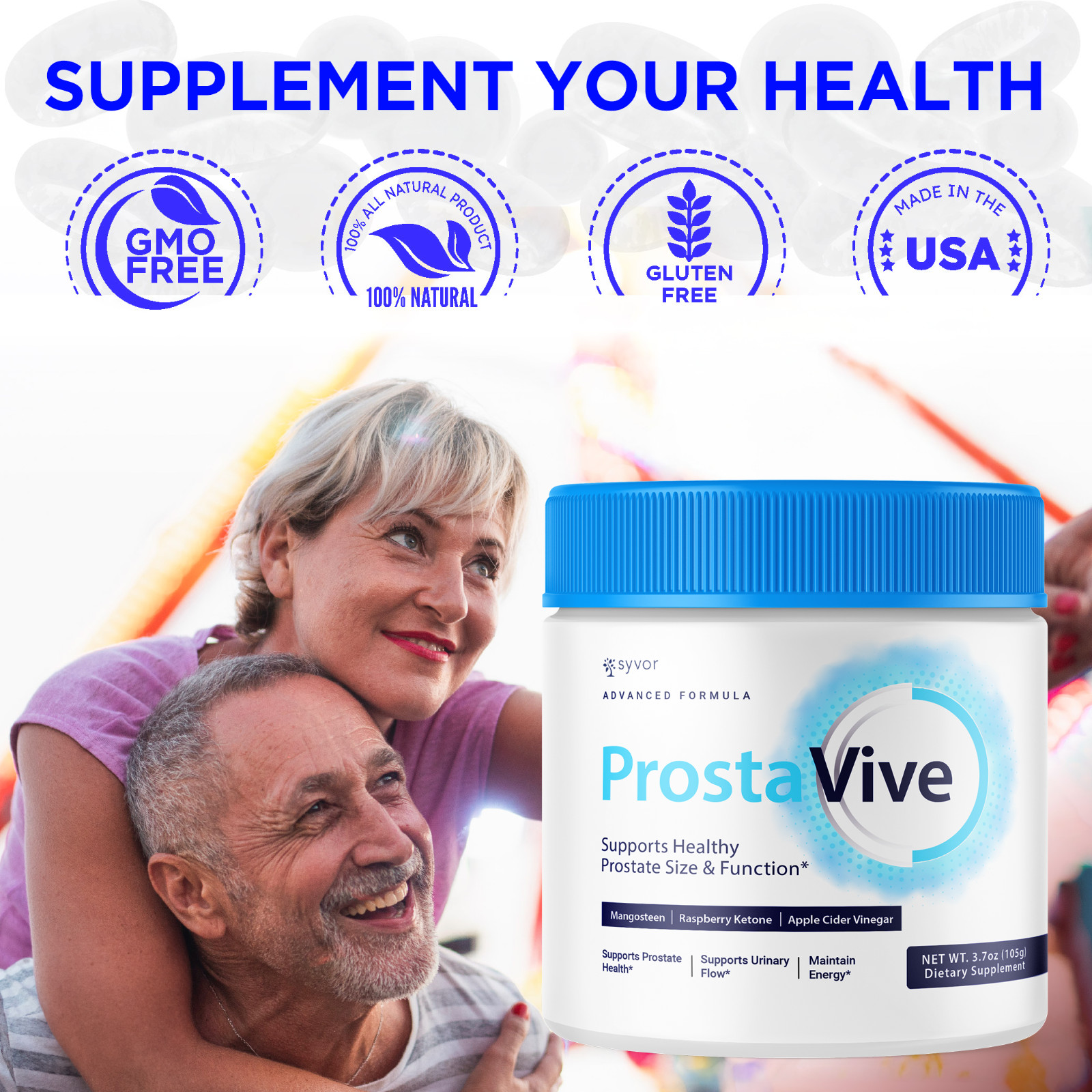 Prostavive Advanced Prostate Health Support Powder Max Power Supplement 3 Pack
