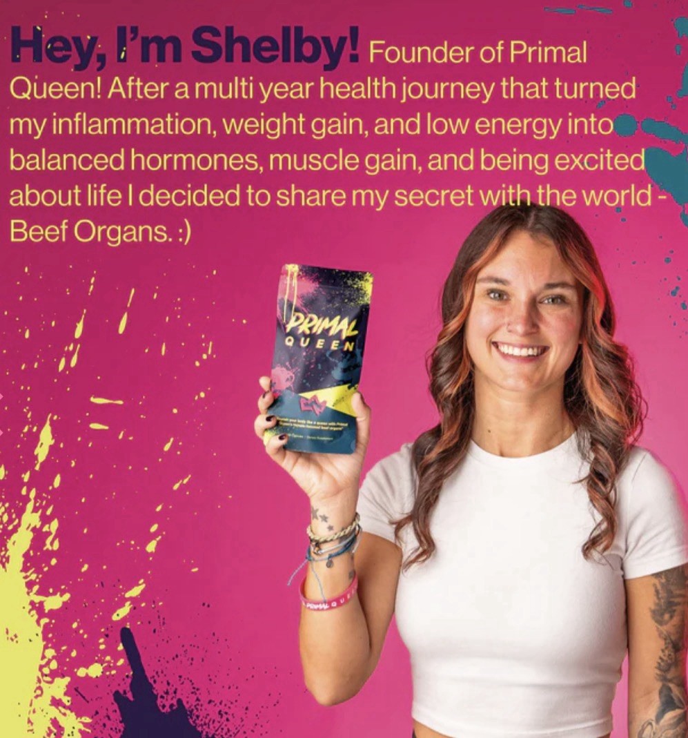 IN STOCK Primal Queen Capsules Women’s Health 60ct Grass Fed No Hormones
