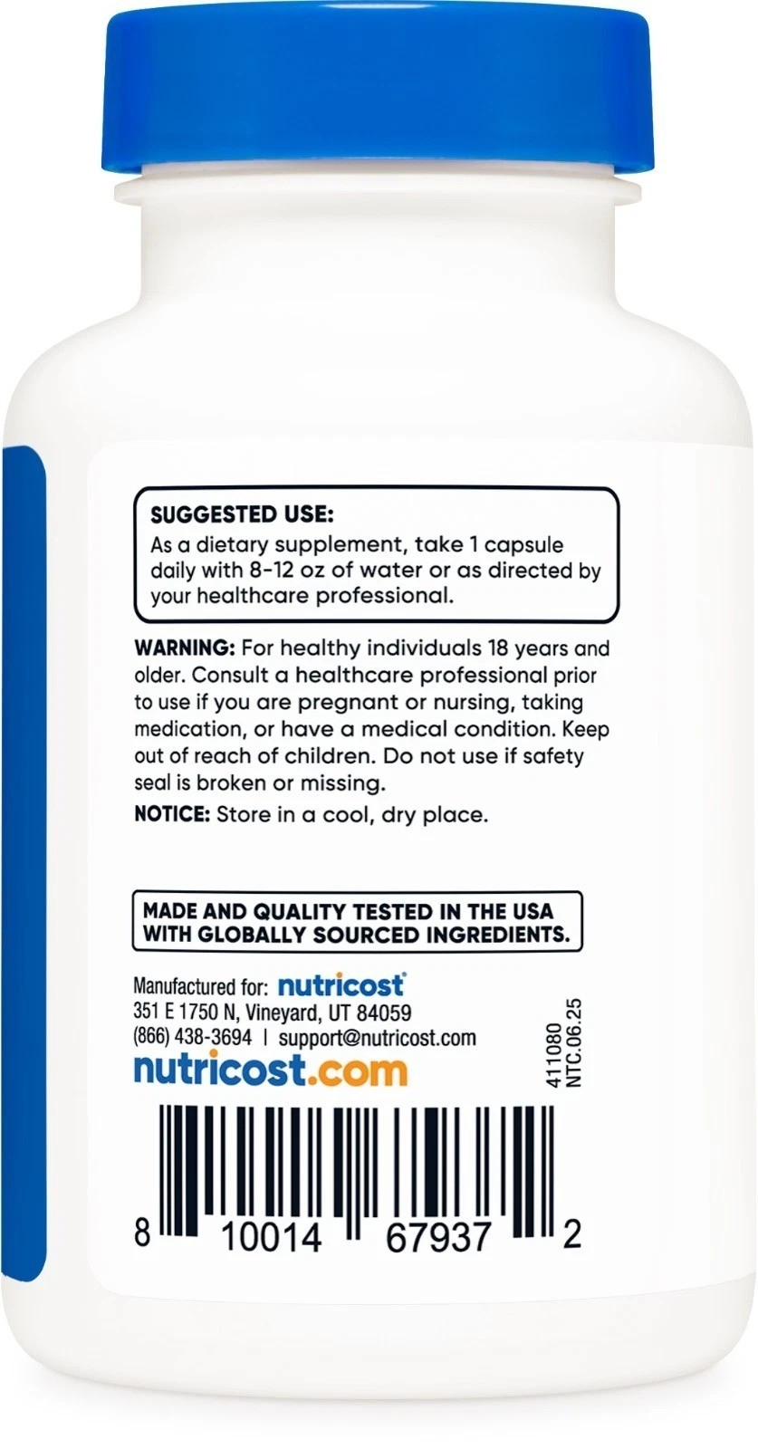 Nutricost L-Theanine 200mg, 120 Capsules, Double Strength – Non-GMO, Gluten Free