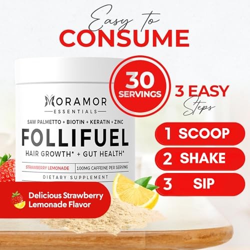 Follifuel Hair Growth Drink | 25 Vitamins Biotin Zinc