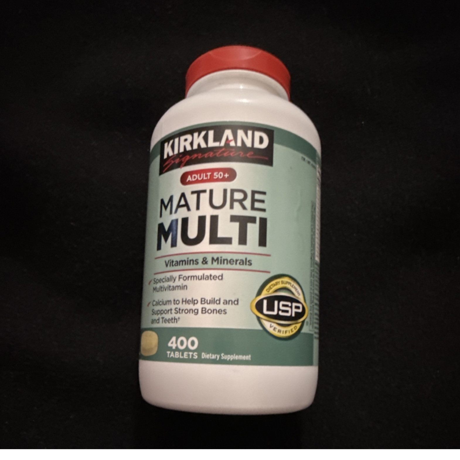Kirkland Signature Adult 50+ Multivitamin Calcium USP 400 Tablets