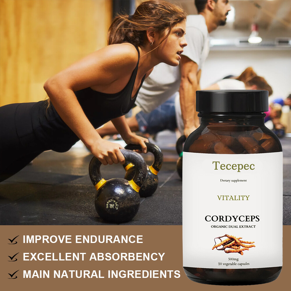 Cordyceps Mushroom Extract 1000mg Capsules – Immune Support