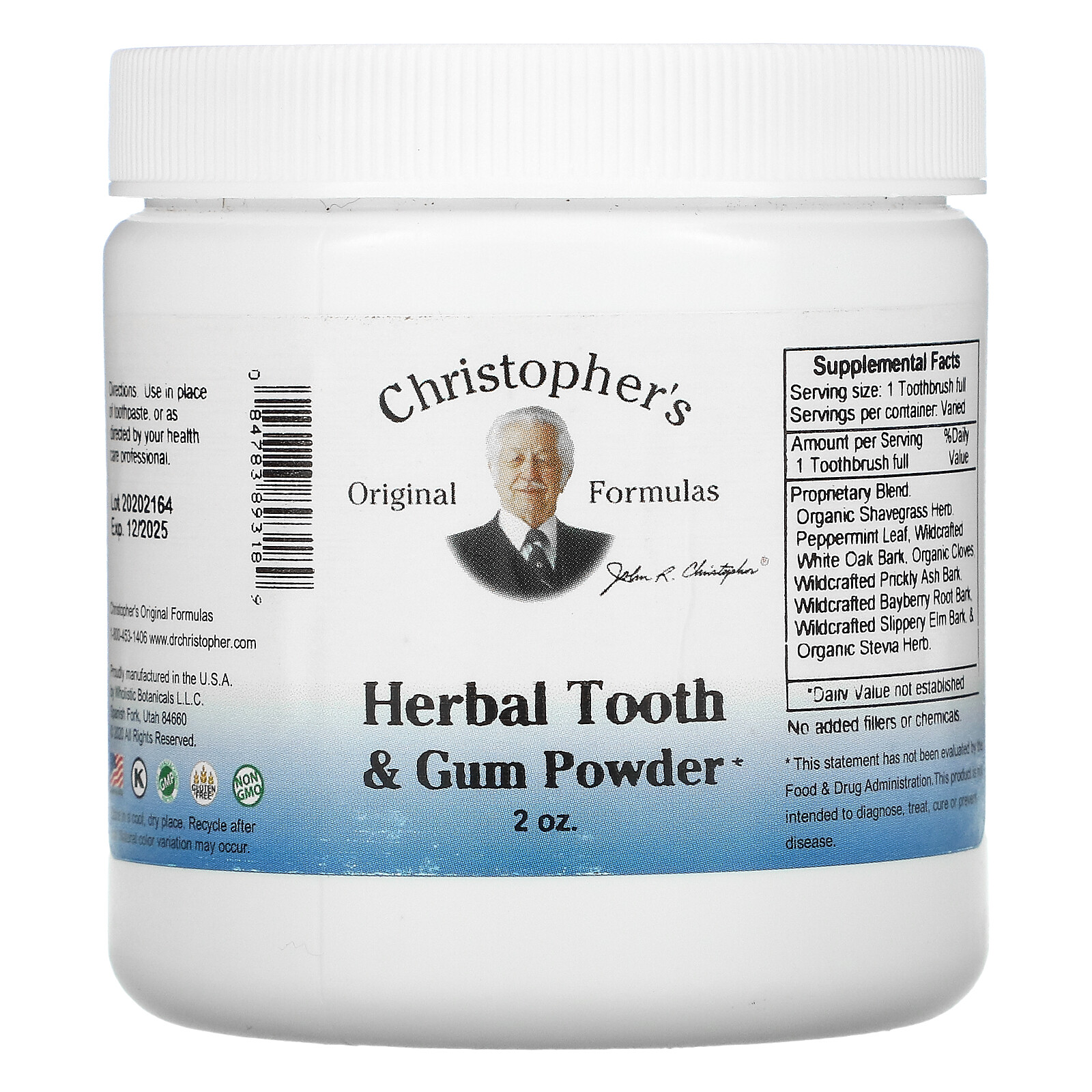 Herbal Tooth & Gum Powder, 2 oz