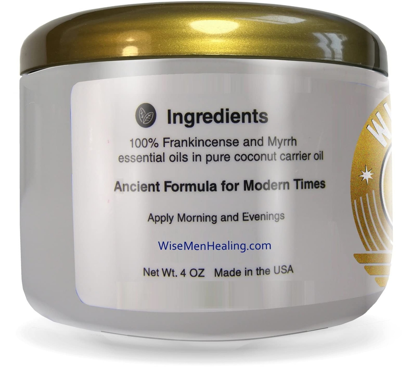 Wise Men Healing Balm with Myrrh and Frankincense Essential Oils for Neuropat…