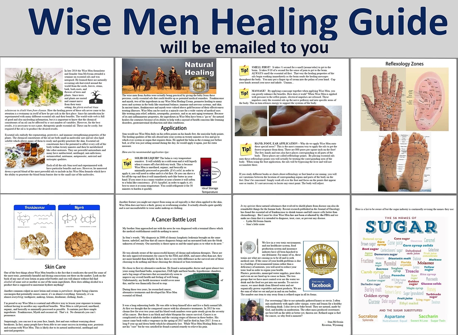 Wise Men Healing Balm with Myrrh and Frankincense Essential Oils for Neuropat…