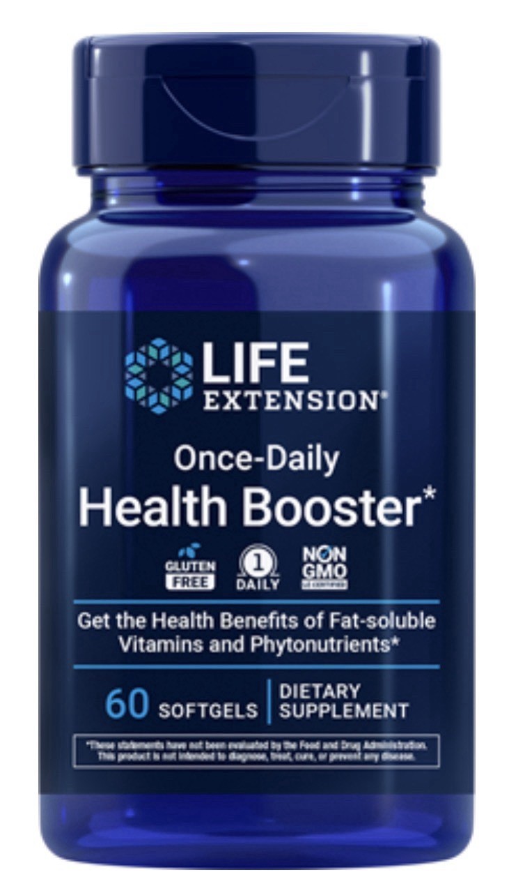 PRICE DROP – TWO (2) Life Extension Once-Daily Health Booster 60 Softgels nonGMO