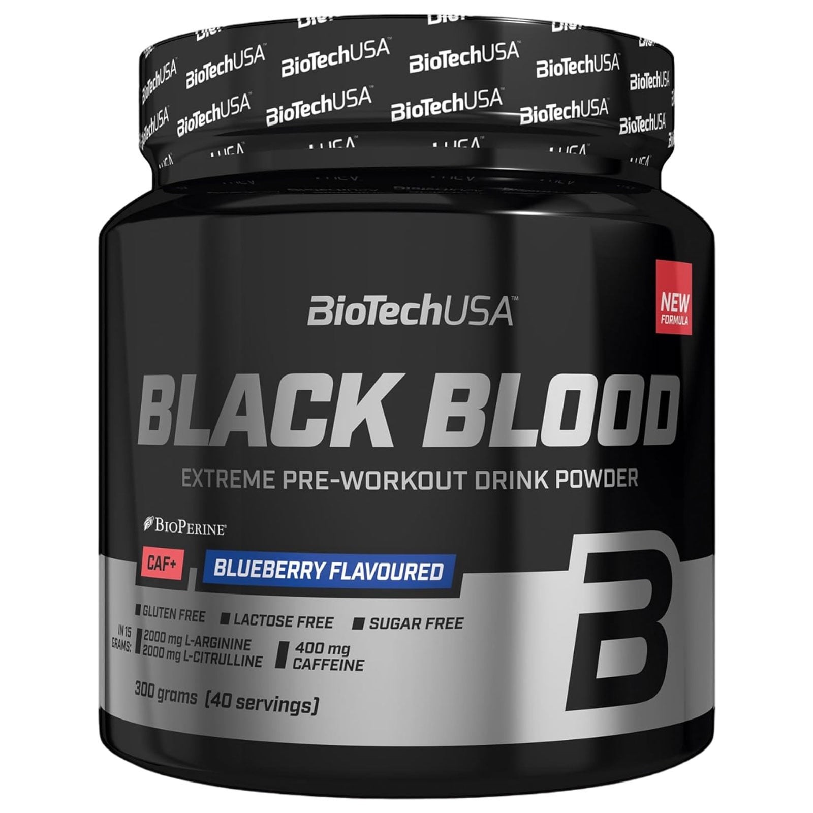 BLACK BLOOD – 300g – Extreme Pre-Workout Increase energy levels concentration
