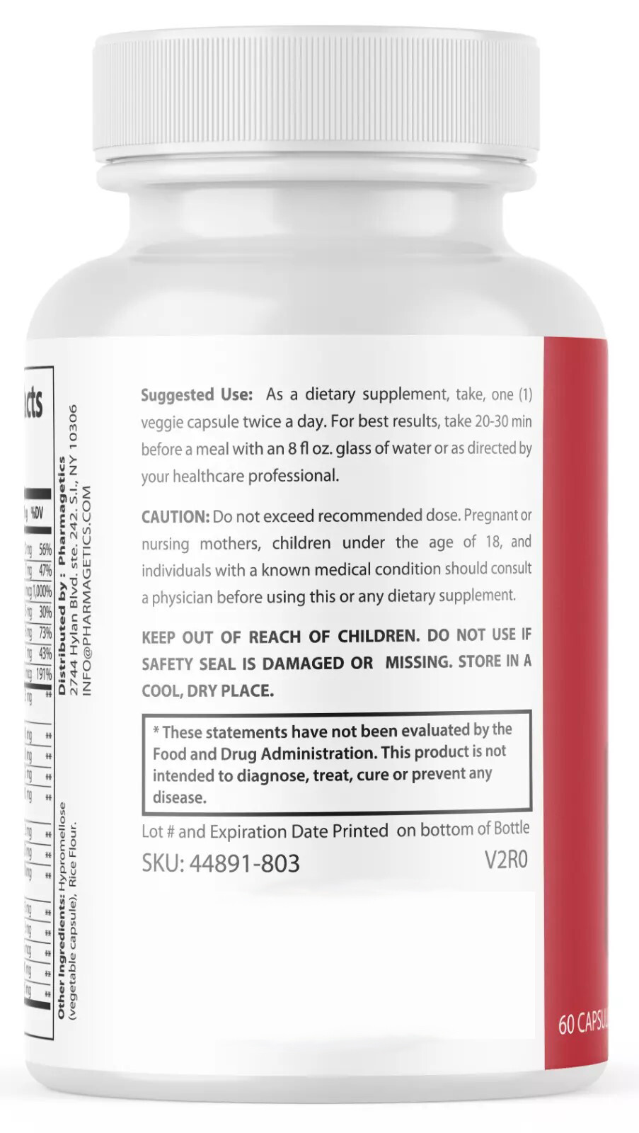 Vital BP Blood Flow Support Dietary Supplement 2 Bottles Expires February 2027