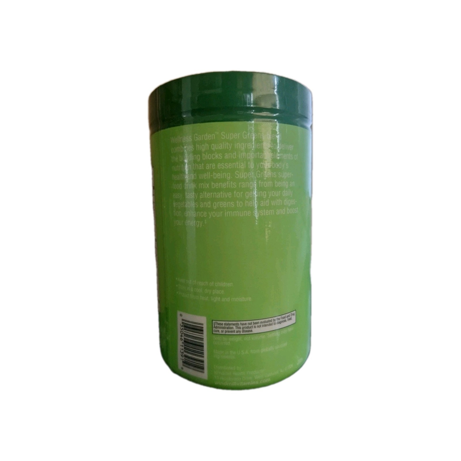 Wellness Garden Super Greens Power Blend Powder Drink Mix 9.88 oz. 12/2027