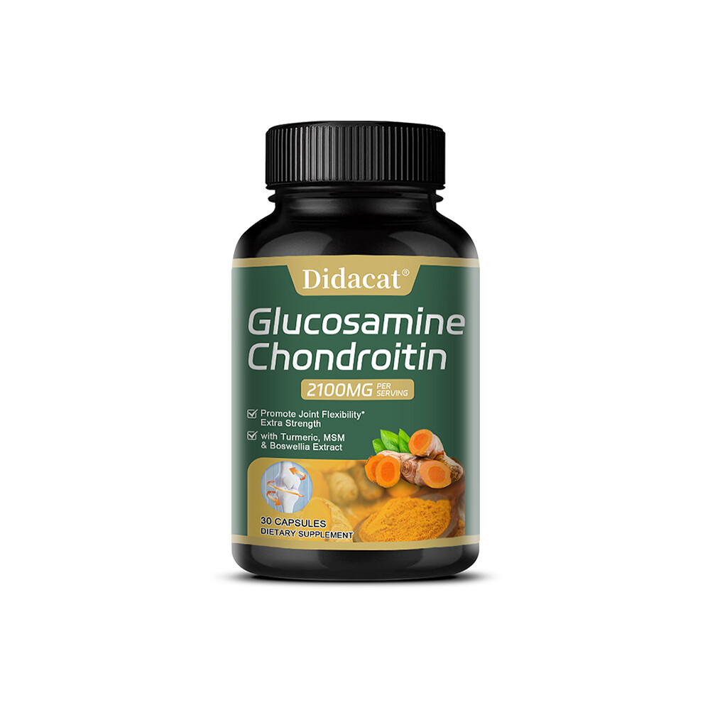 Glucosamine Chondroitin Turmeric & MSM – Bones Joint Support 30/60/120 Capsules