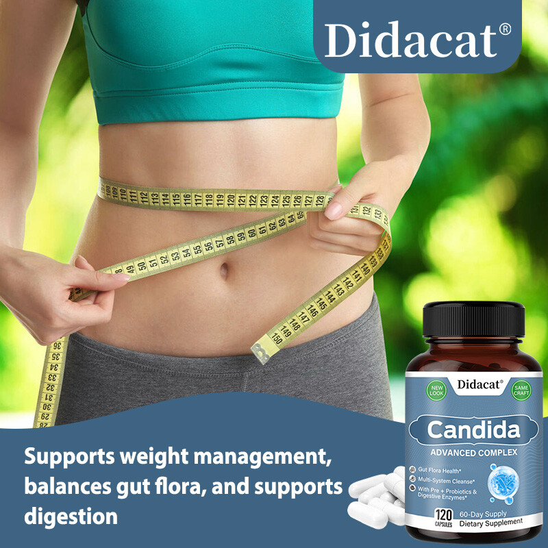 Candida Support Complex – Digestive Enzymes with Probiotics & Oregano Leaf
