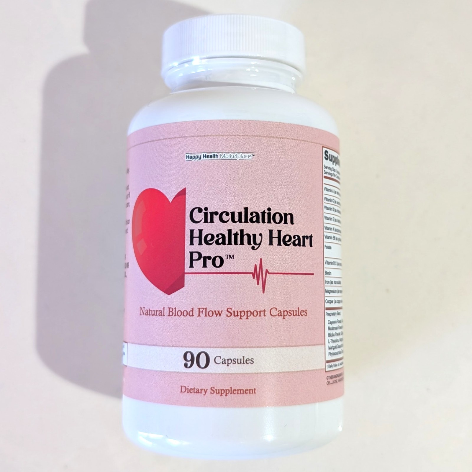 Circulation Healthy Heart Pro Our Best Healthy Blood Flow Supplement Exp 01/2028