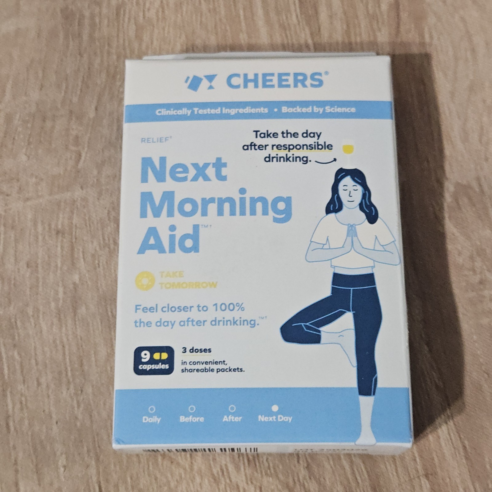 3pks Cheers Next Morning Aid ~ 9 Capsules Each ~ EXP 5/27 ~ FAST SHIPPING