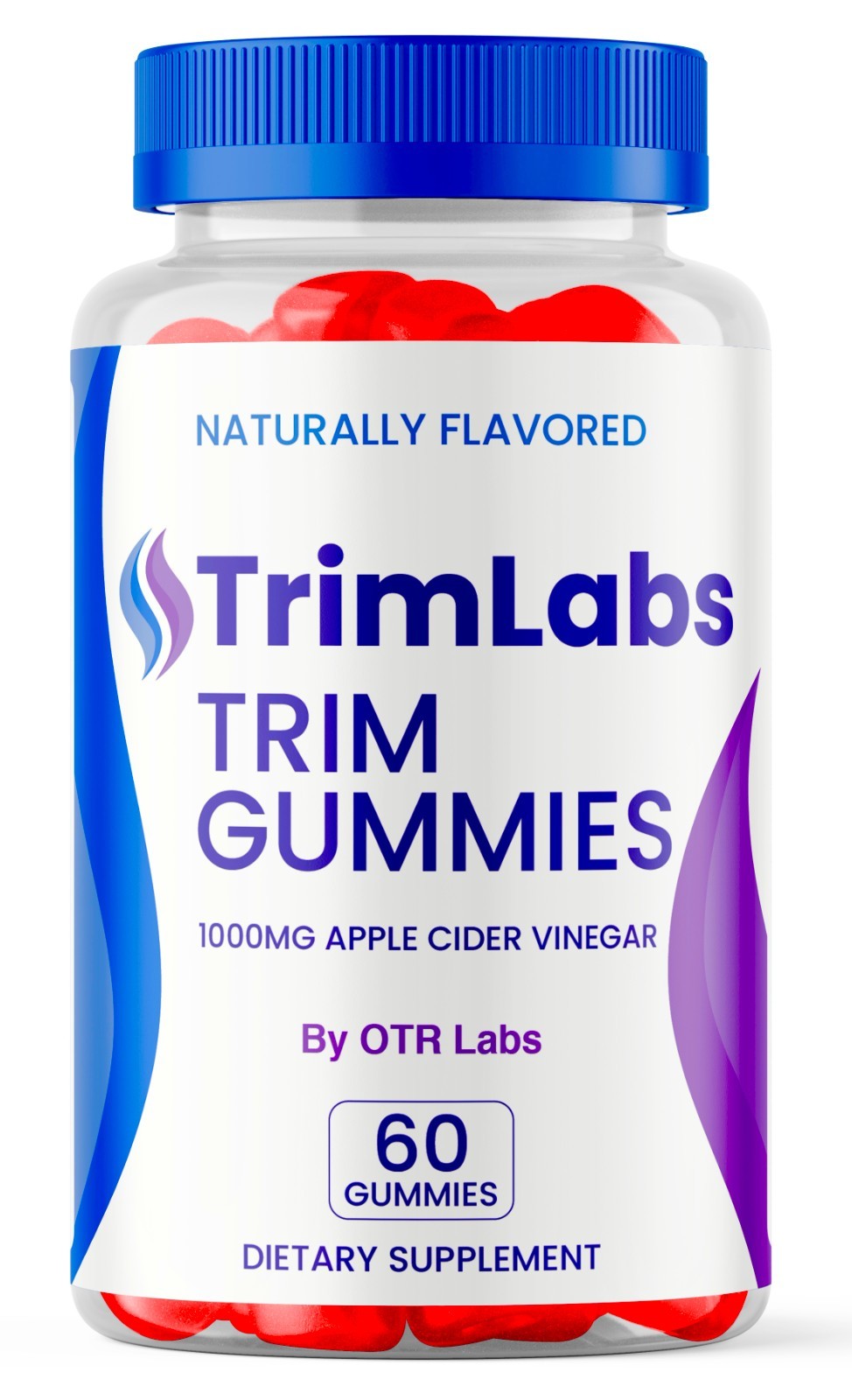 Trim Labs Trim Gummies Apple Cider Vinegar 60 Naturally Flavored Gummies