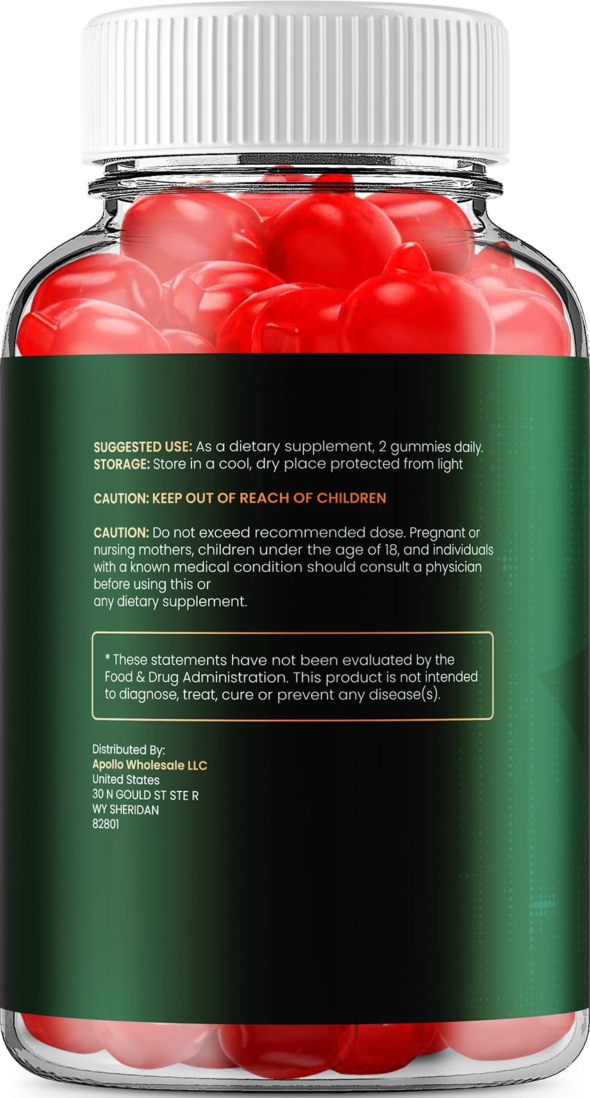 (2 Pack) Leanzene ACV Gummy – Natural Ingredients for Overall Wellness Support