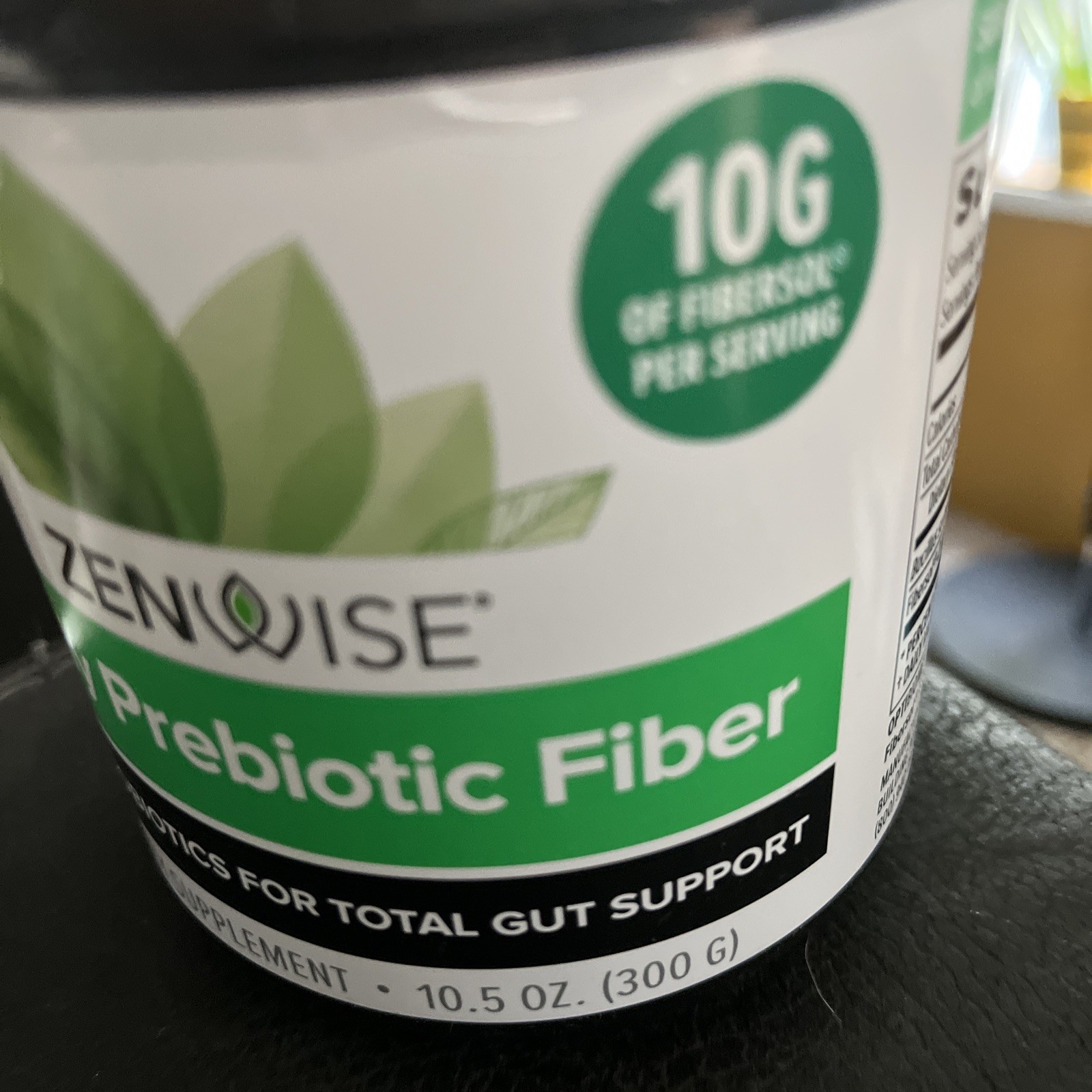 Zenwise Prebiotic Fiber Probiotics Bacillus Flaxseed Powder Digestive 10.5 oz