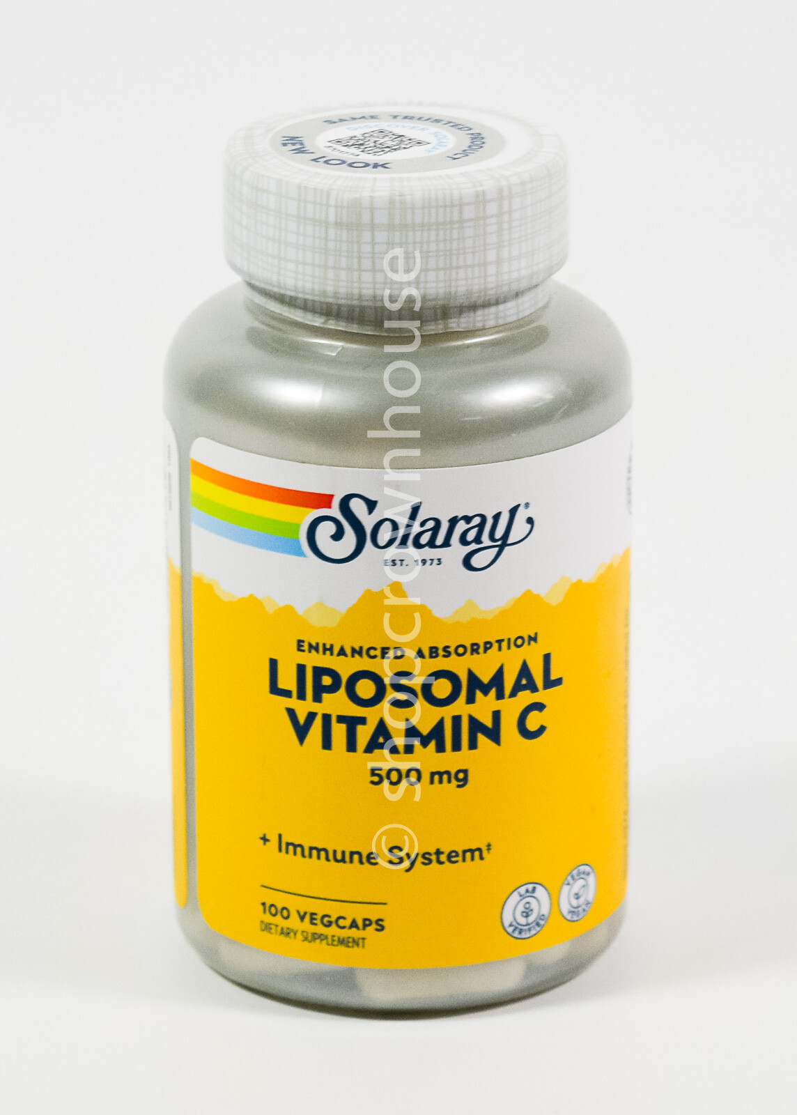 Solaray 500mg LIPOSOMAL VITAMIN C Enhanced Absorption 100 VegCaps 10/2026