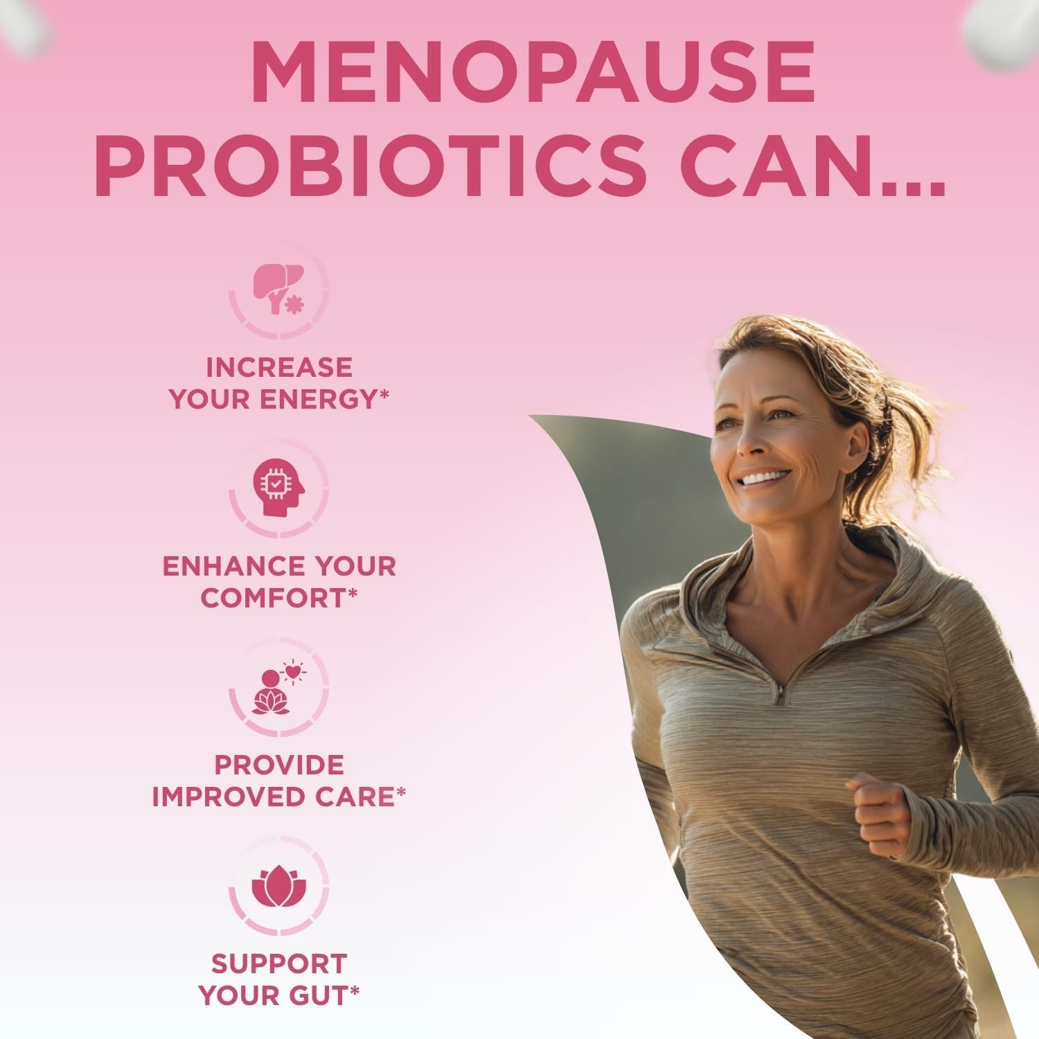 120 Billion CFU Menopause Probiotics for Women – Complete Menopause Relief