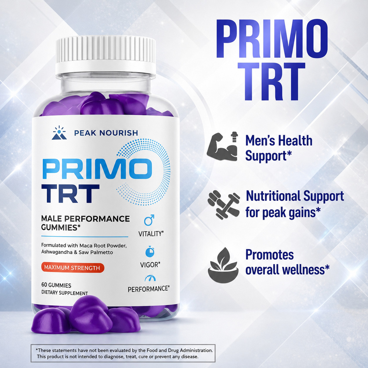Primo TRT Gummies for Men – PrimoTRT Male Gummy All-Natural Reviews