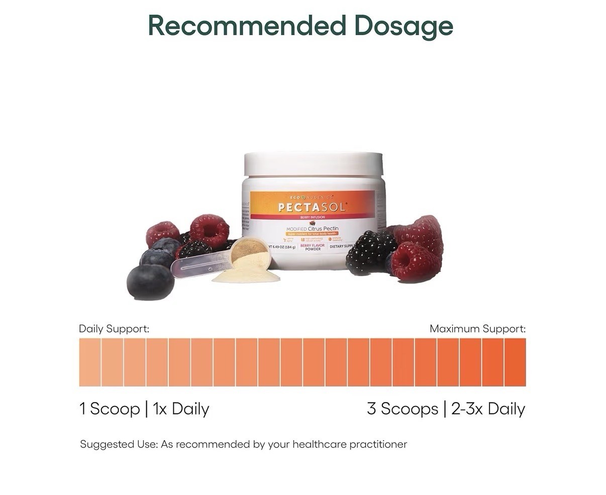 PectaSol Modified Citrus Pectin Berry Powder Total-Body Health Immune 6.49oz