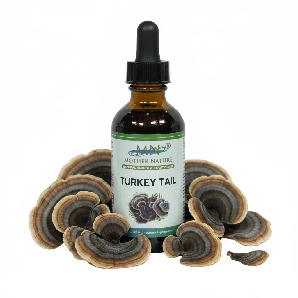 Turkey Tail (Trametes versicolor) Mushroom Extract Liquid Drops 1, 2 & 3 Packs