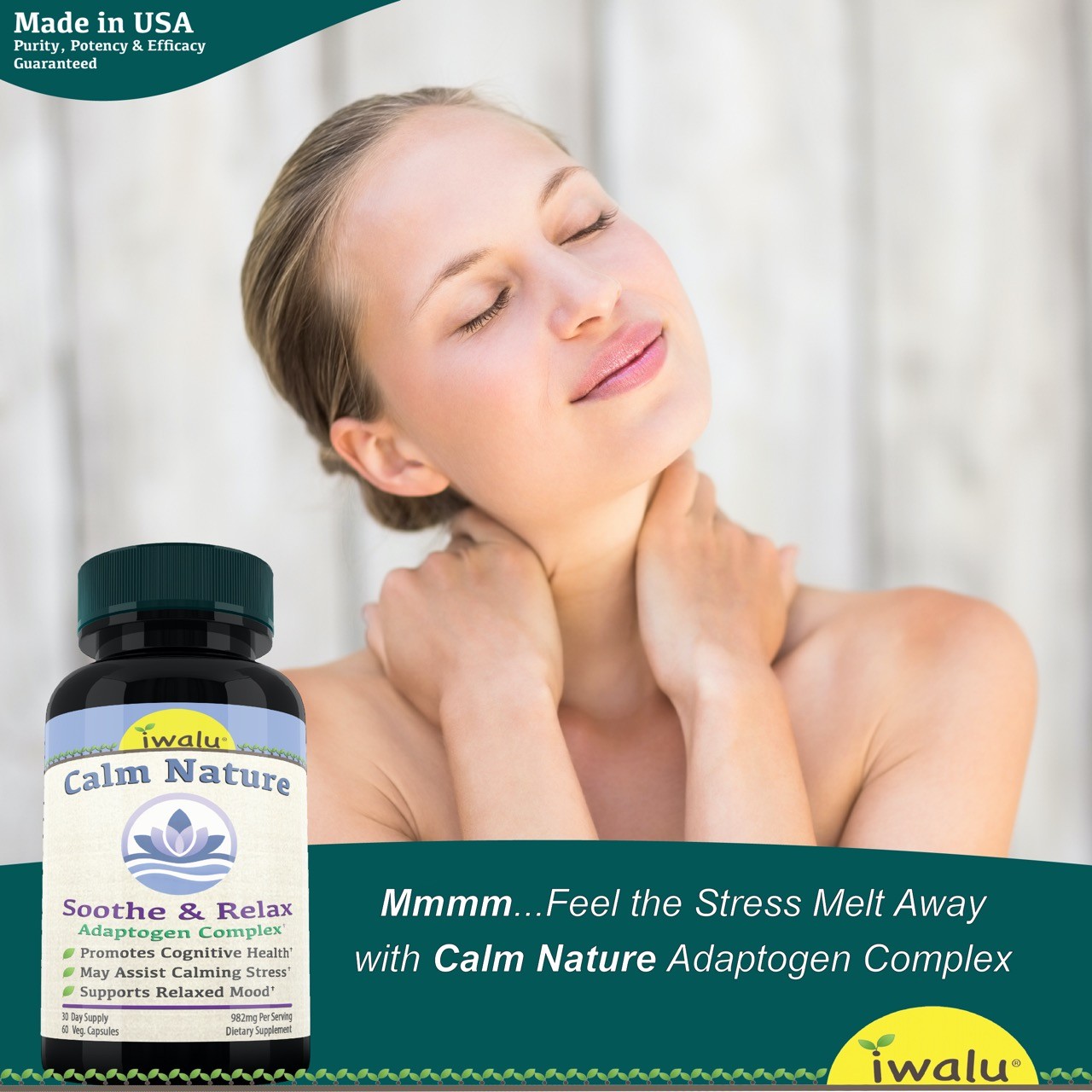 Lemon Balm: For Relaxation & Mood Enhancement – Supplement, 60 Pill Capsules USA