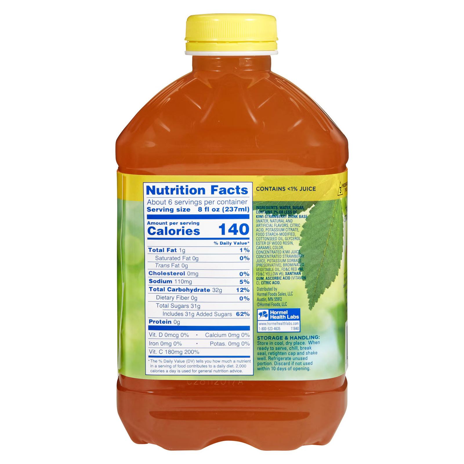 Thick & Easy Thickened Beverage Kiwi Strawberry 46 oz. Bottle