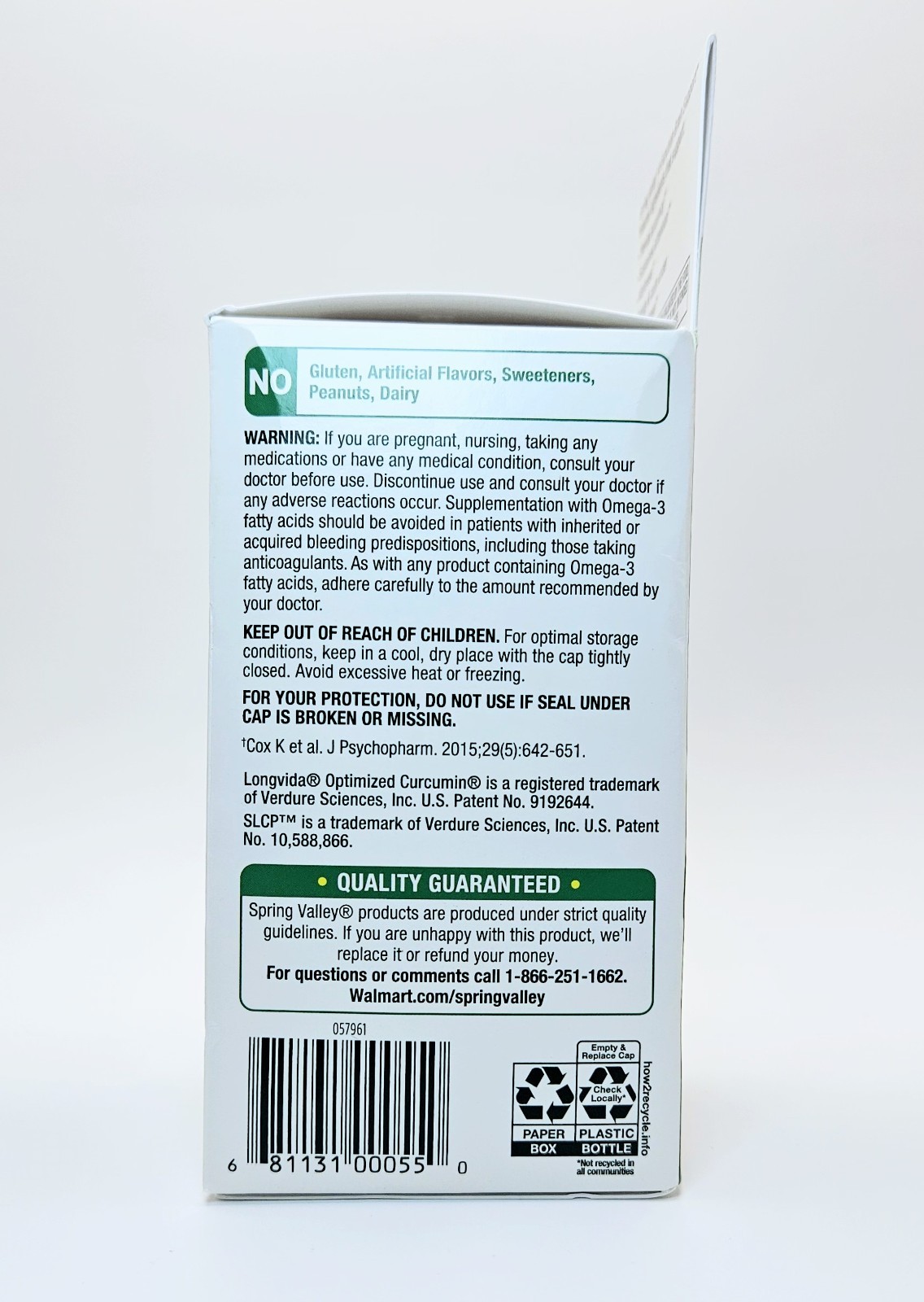 x2 Spring Valley 4-Function Brain Support Dietary Supplement (60 Count Each)