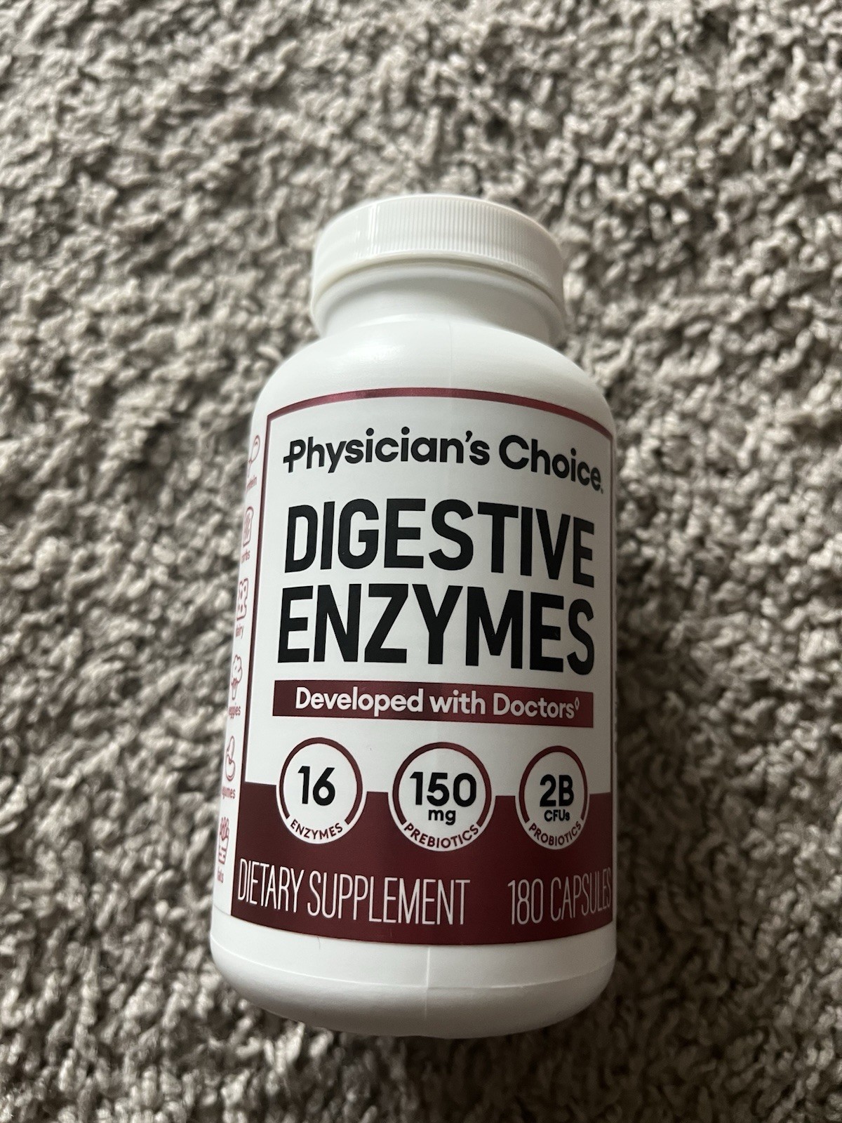 Physician’s Choice Digestive Enzymes Digestive Support w/ Pre Probiotics 180