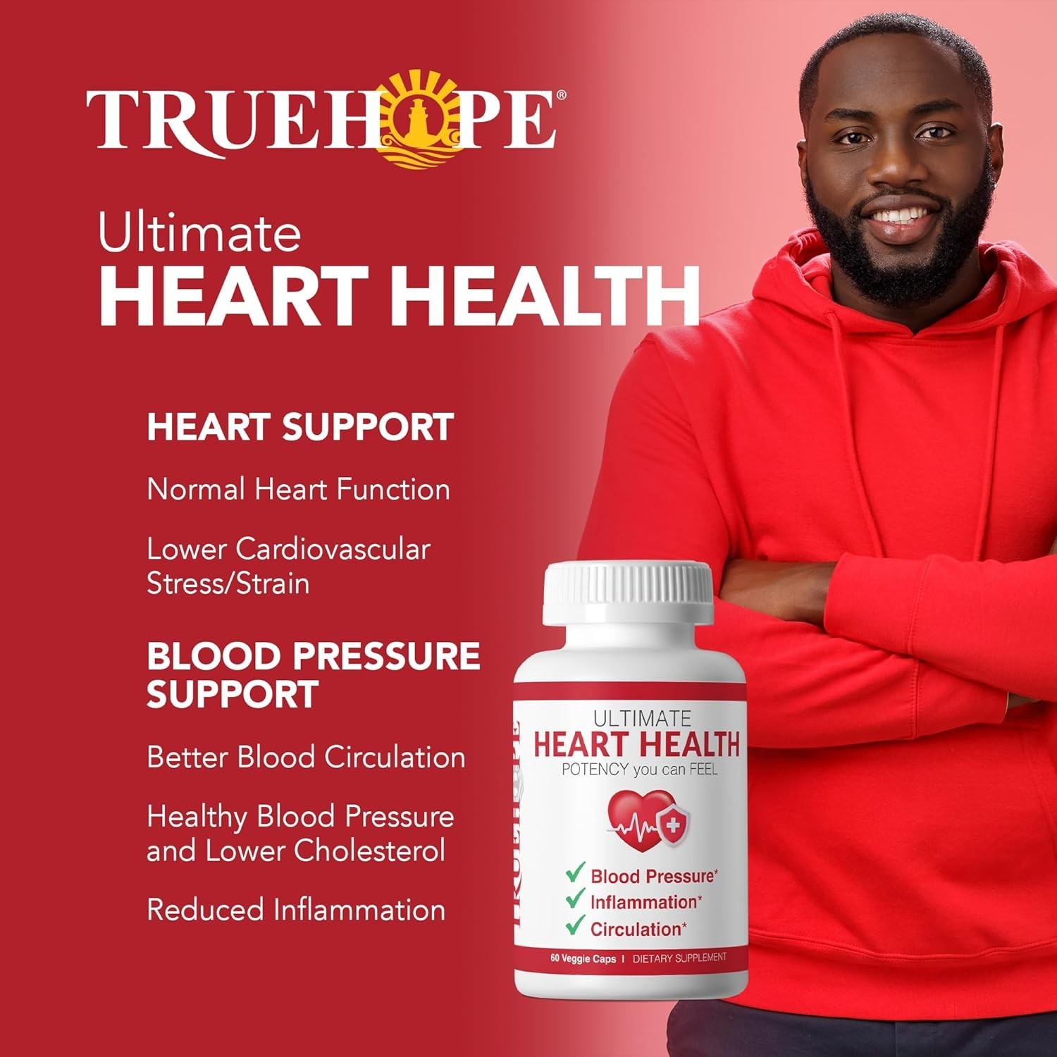 Blood Pressure, Circulation Supplement | Truehope Ultimate Heart Health