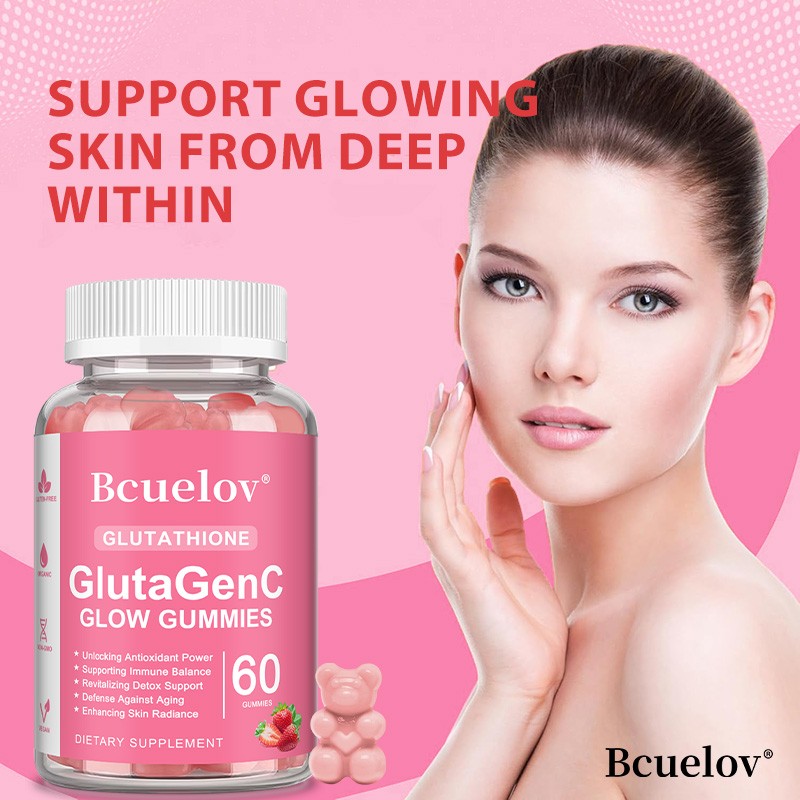 Glutathione Collagen Gummies-With Vitamin C & Biotin,for Radiant Skin&Anti-Aging