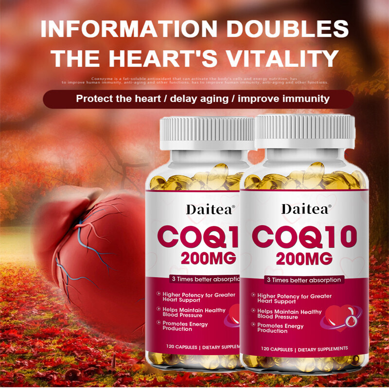 Coq10 Co Q-10 200 mg – 30 to 120 Rapid Release Softgels