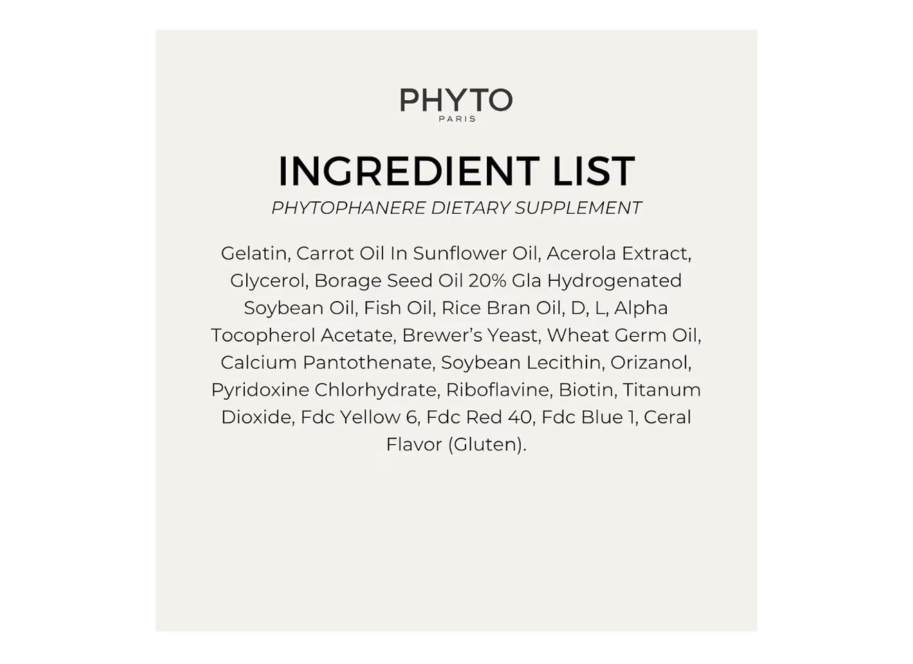 PHYTO Phytophanere Hair Growth & Nail Health Supplement, 120 Capsules
