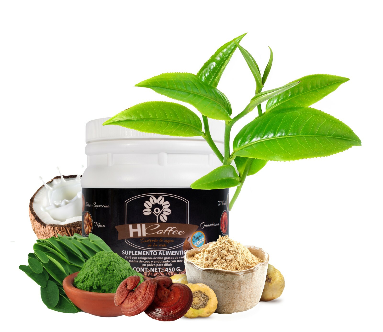 Hibody Hicoffee Coffee With Coconut Cream Dietary Supplement weight management 
