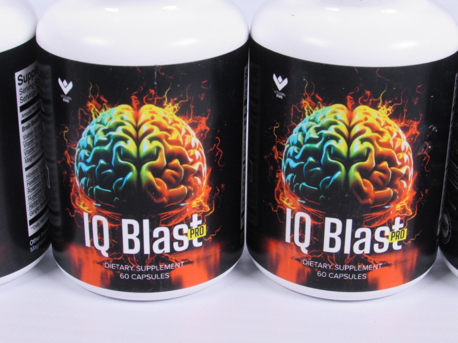 IQ Blast Pro Brain Supplement – Enhance Cognitive Function and Clarity (4 Pack)