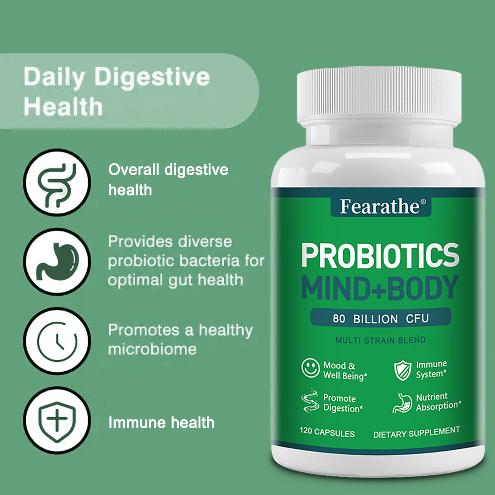 Probiotics, Digestive Enzymes & Prebiotics – Mood Boosting & Immune Support