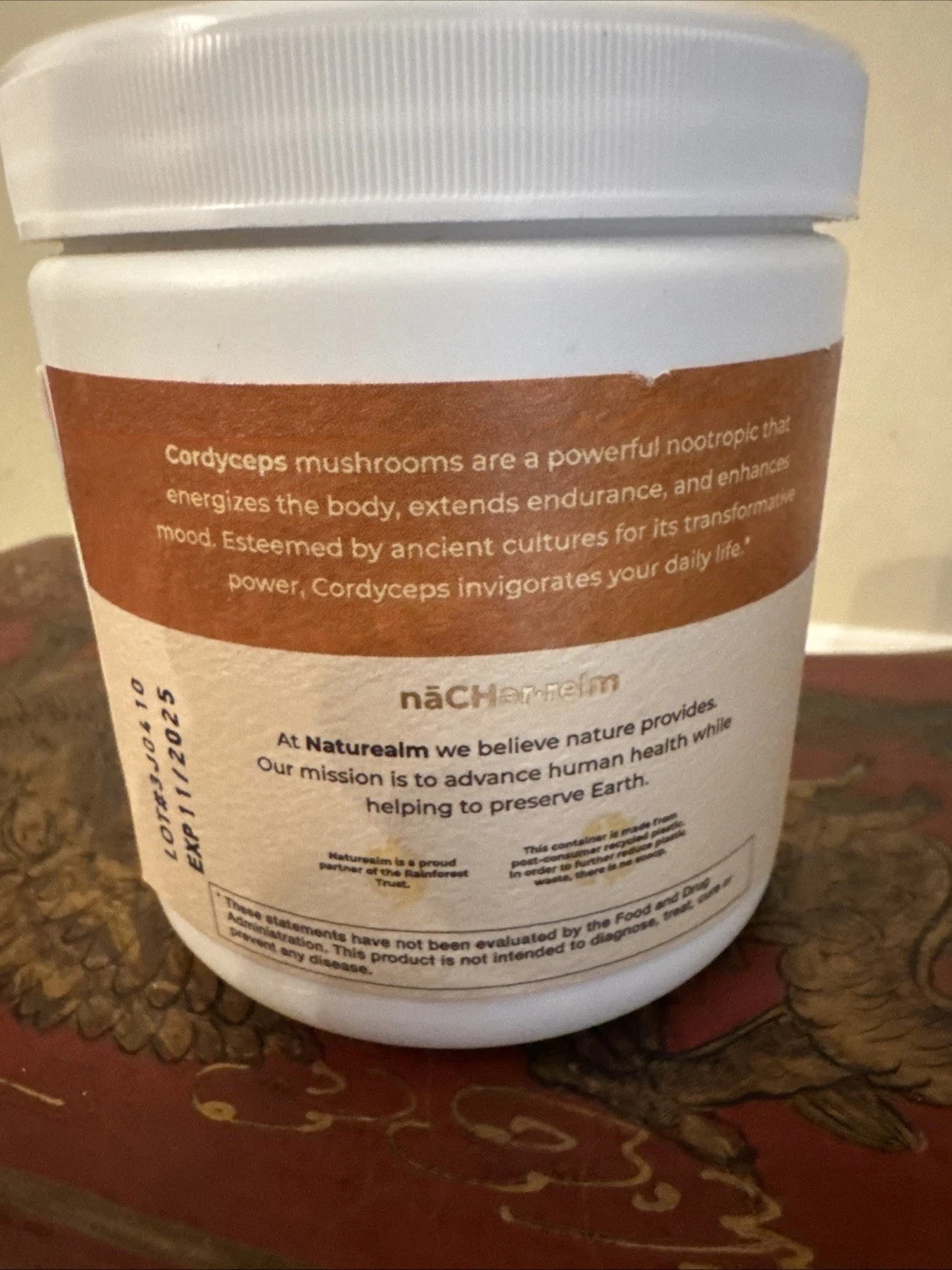 SEE DSC! Naturealm Cordyceps Mushroom Extract Powder Dietary Supplement 2.1 oz