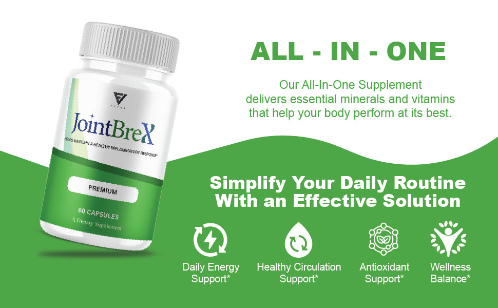 (5 Pack) Joint Brex Advanced Joint Support, JointBrex Supplement (300 Capsules)