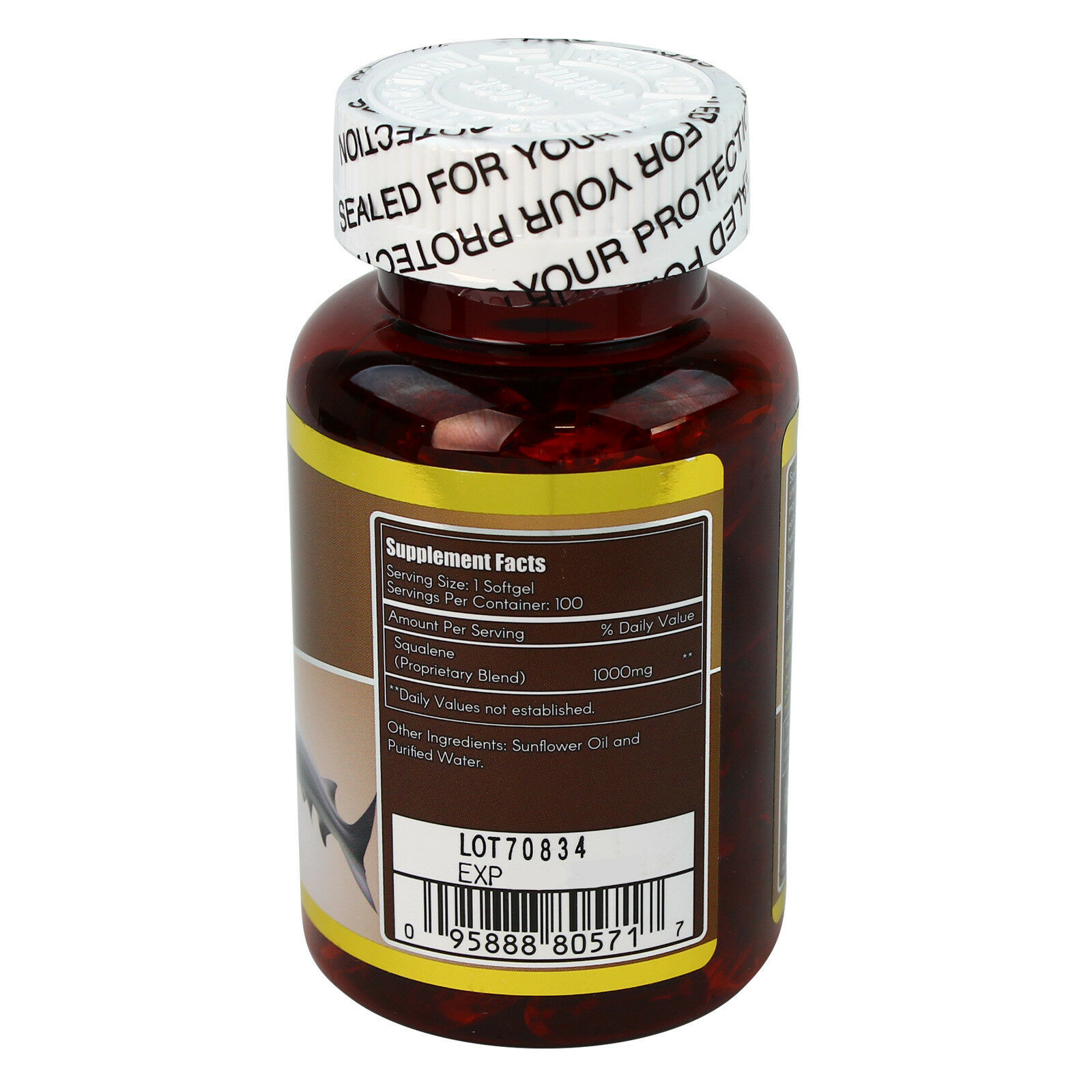 3 x Golden Squalene 1000 mg 100 Softgels