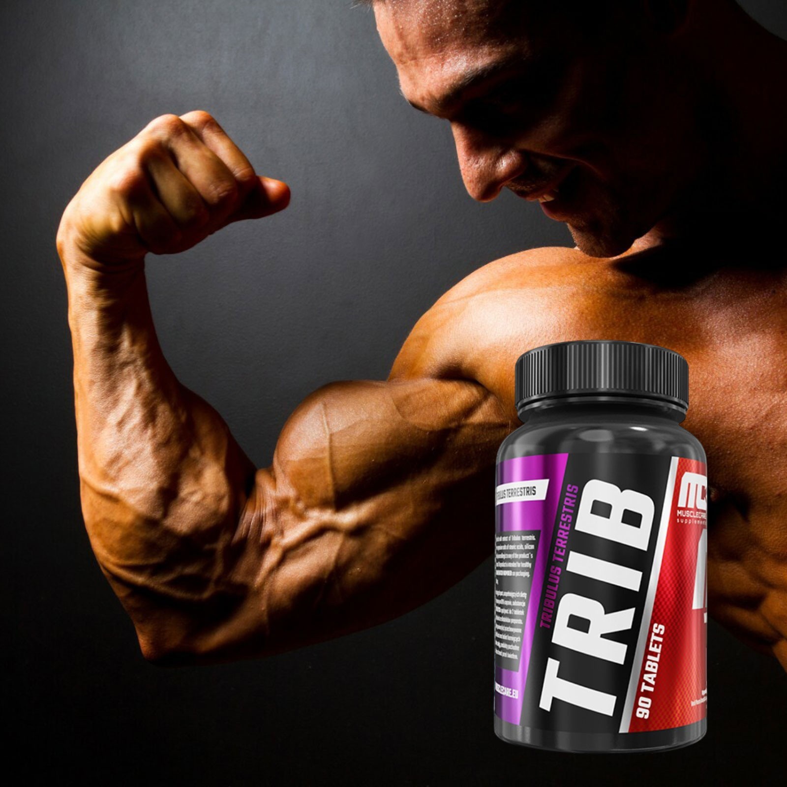 TRIB - 90 Tablets – 1000 mg – Tribulus Terrestris – Testo, Libido, Muscle Growth