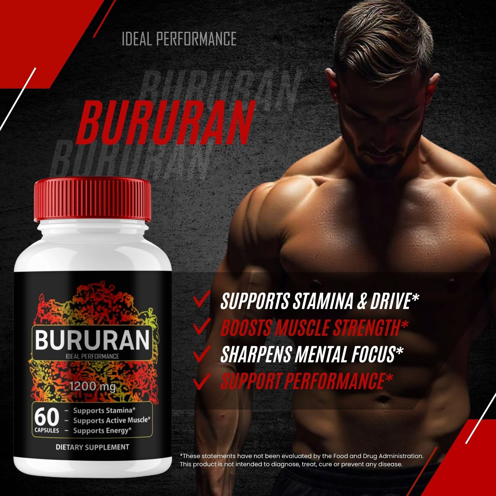 Bururan General Wellness Supplement – 60 Capsules